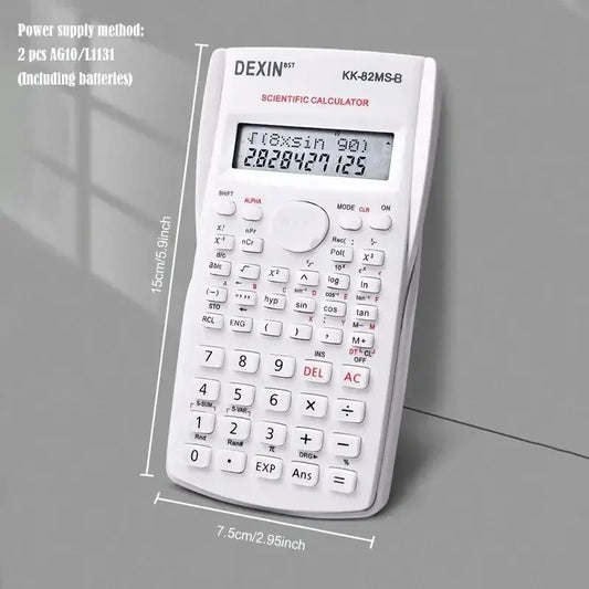 Engineering Scientific Calculator - 2 Line Function, Fraction & Statistic Calculator for School Use