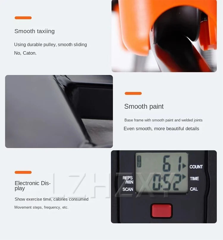 Indoor Ski Machine – Swinging Slide Trainer for Leg Toning & Slimming, Ski Simulation Stepper Equipment