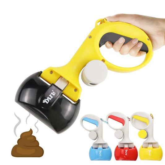 Portable Pet Dog Pooper Scooper: Outdoor Garbage Picker with Poop Bag Collection - Convenient Cleaning Tool for Dog Waste