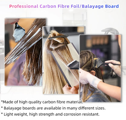 Professional Carbon Fiber Balayage Board – Hair Coloring & Dyeing Tool for Barbers and Hairdressers