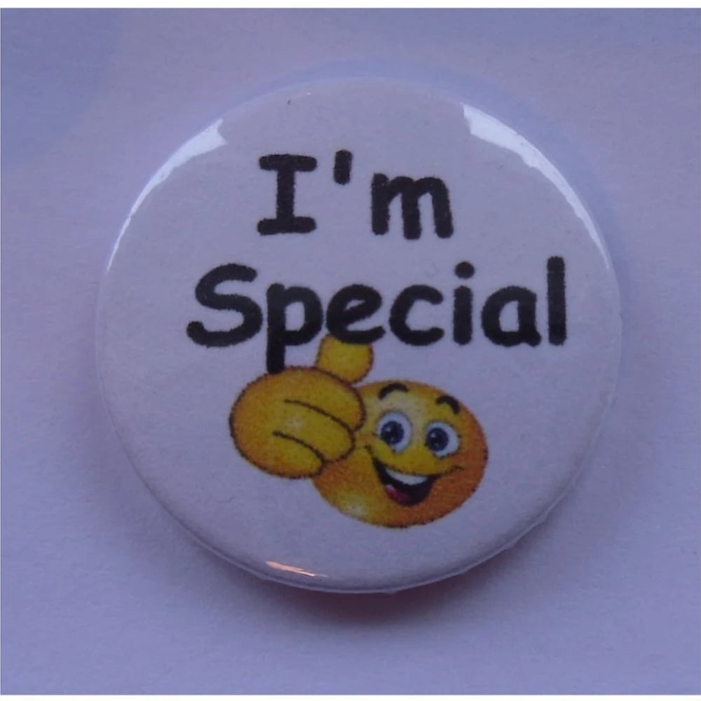 "I'm Special" Funny Button Badge – Cute Novelty Pin Accessory