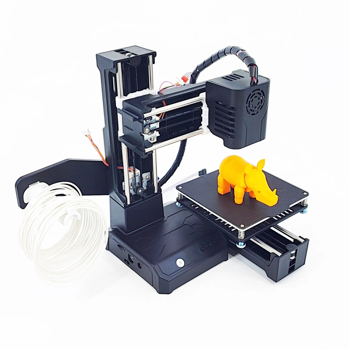 EasyThreed K9 Mini 3D Printer – User-Friendly Entry Level Printer, FDM Technology, Compatible with TPU & PLA Filament (1.75mm), Black