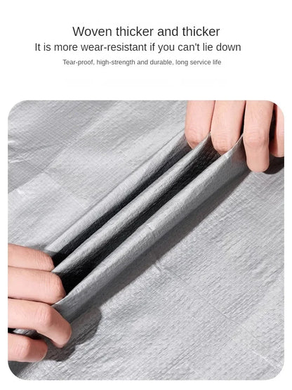 Outdoor Waterproof Camping Mat: Thick Picnic Beach Floor Cloth - Moistureproof Under-Tent Mat, Portable Equipment for All-Weather Adventures