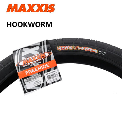 MAXXIS HOOKWORM Bicycle Tire - Original for Pedicabs, Cargo, Flat, Park, Street & Vert Bikes - Sizes 20×1.95 to 29×2.5