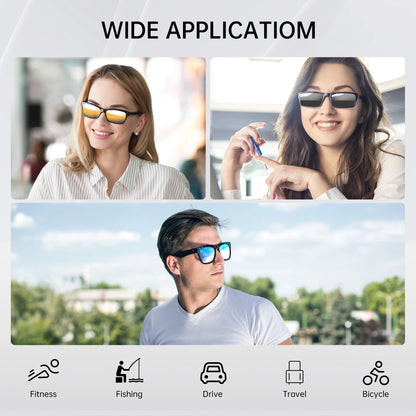 Hibloks Polarized Clip-On Lenses for Ray-Ban Meta Wayfarer RW4006 – UV Protection & Anti-Glare