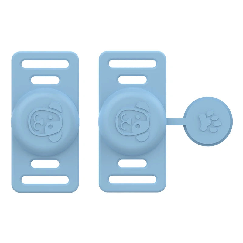 Airtag Dog Collar Holder – Silicone Protective Case for Apple AirTag, Full Body Cover Fits All Collar Sizes