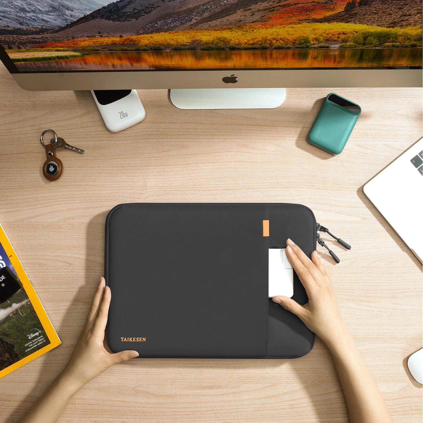 Laptop Sleeve Case Bag - Fits 13-16 Inch MacBook Pro/Air M1 M2, Business Computer Carrying Bag, Protective Shell