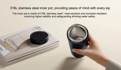XIAOMI Mijia Portable Electric Kettle 2 — 350ml Smart Temperature Insulated Thermos Cup Fast Water Boiler for Travel