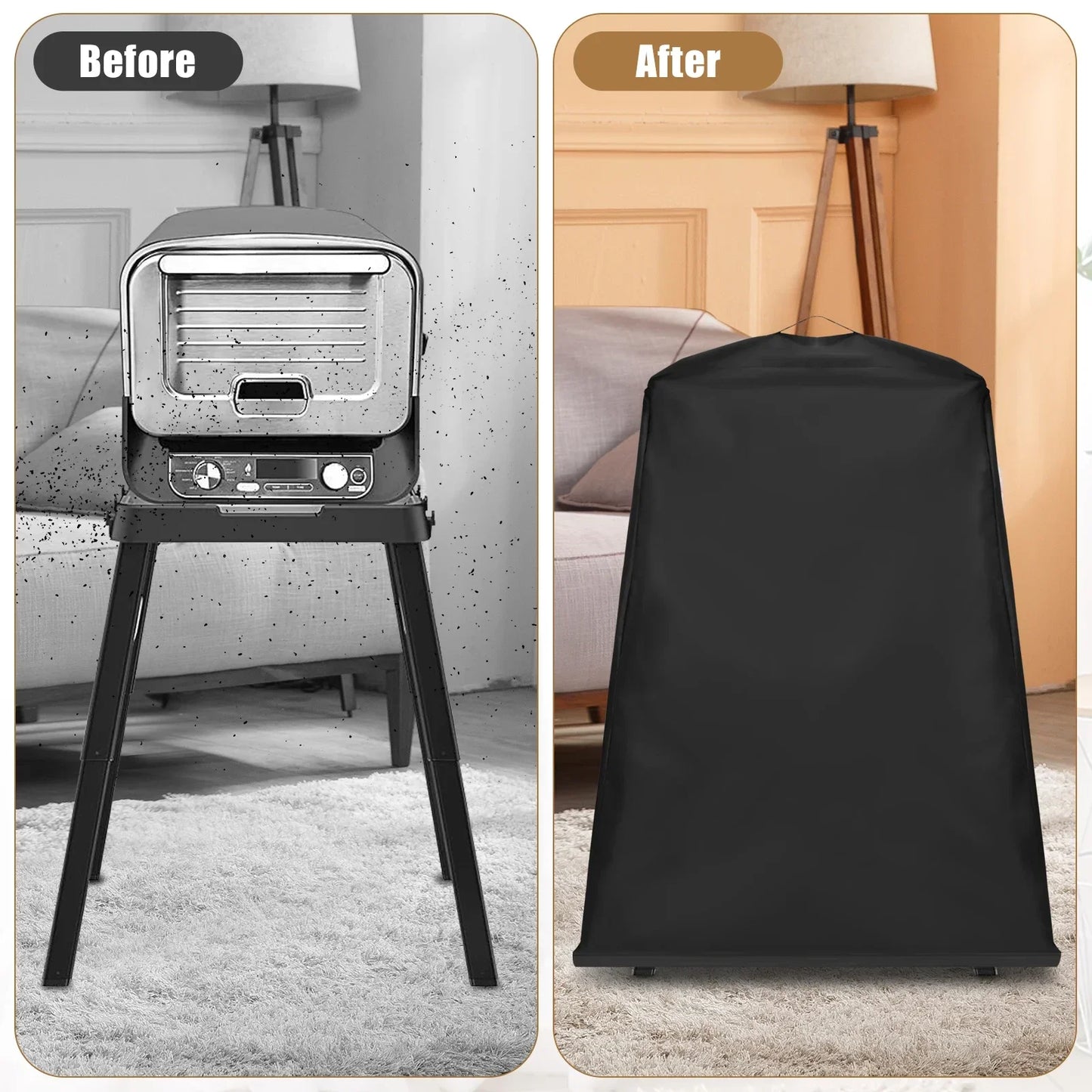 Waterproof Pizza Oven Cover for Ninja OO101 Woodfire 8-in-1 – Oxford Cloth BBQ Accessory