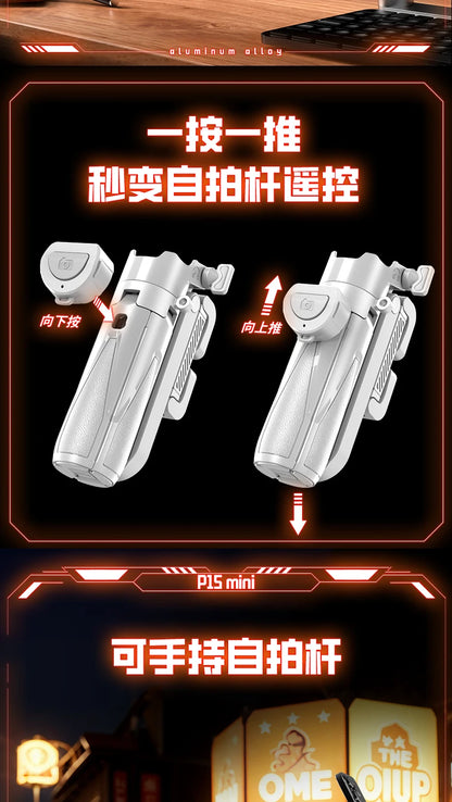 Newly Upgraded Mini Bluetooth Selfie Stick – Portable Telescopic Multifunctional Tripod for Phone