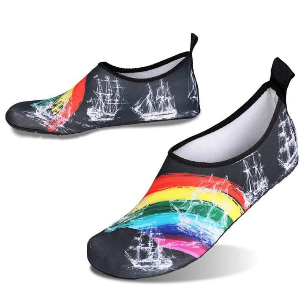 Women’s & Men’s Diving Shoes – Aqua Water Sport Socks, Barefoot Sneakers for Swimming, Surfing, Snorkeling, Fitness & Dance