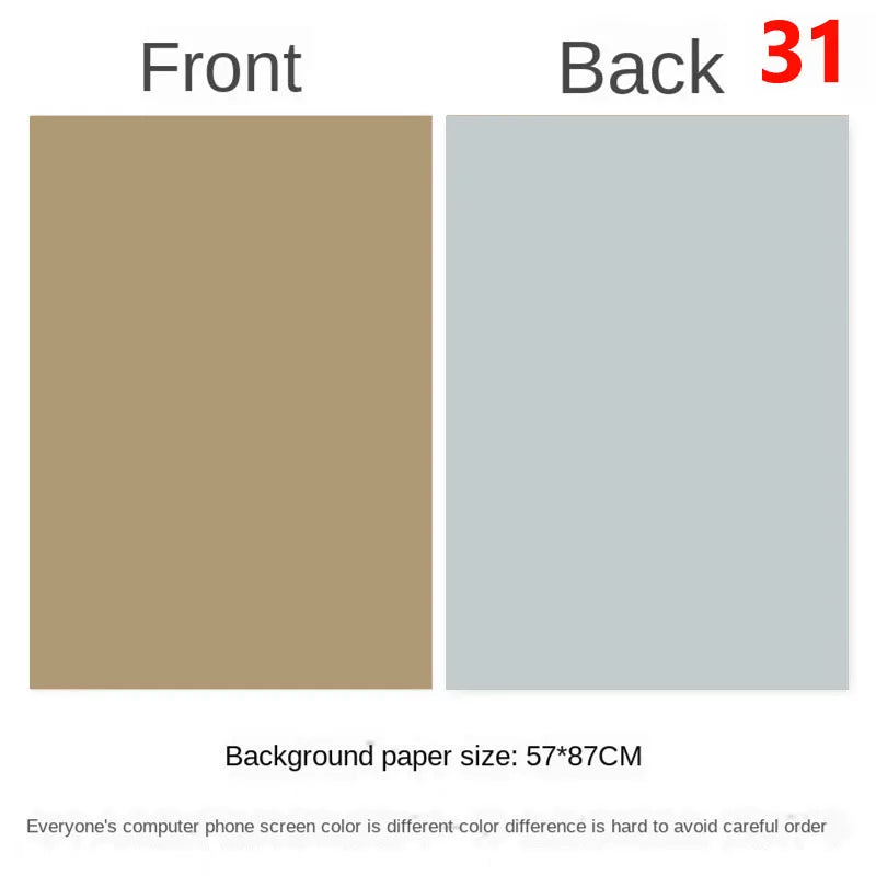 Photography Backdrops 57x87cm – Double-Sided Solid Color Photo Background for Studio, Newborn & Product Photography