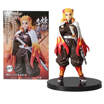 Demon Slayer Anime Figures – Kimetsu No Yaiba Tanjiro Nezuko Zenitsu Inosuke Action Doll Toys