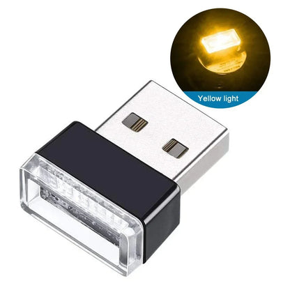 Mini USB LED Car Light – Plug & Play Interior Atmosphere Lamp, Emergency & Decorative USB Auto Lighting by Stonego