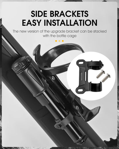 WEST BIKING Mini Bicycle Pump – Portable 100PSI Aluminum Alloy Hand Pump for Schrader & Presta Valves, MTB & Road Bikes