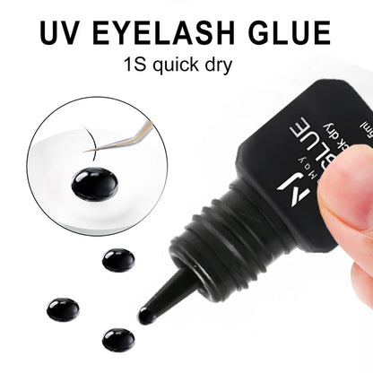JOMAY UV Eyelash Glue 4 Colors – Fast-Dry, Strong, Long-Lasting & Waterproof Adhesive