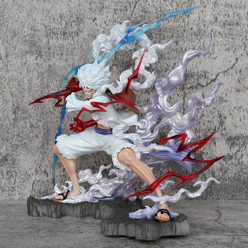 25cm Raiden Five Gear Nica Lightning Luffy Action Figure – Collectible Model Statue, Doll Toy, Decoration Gift