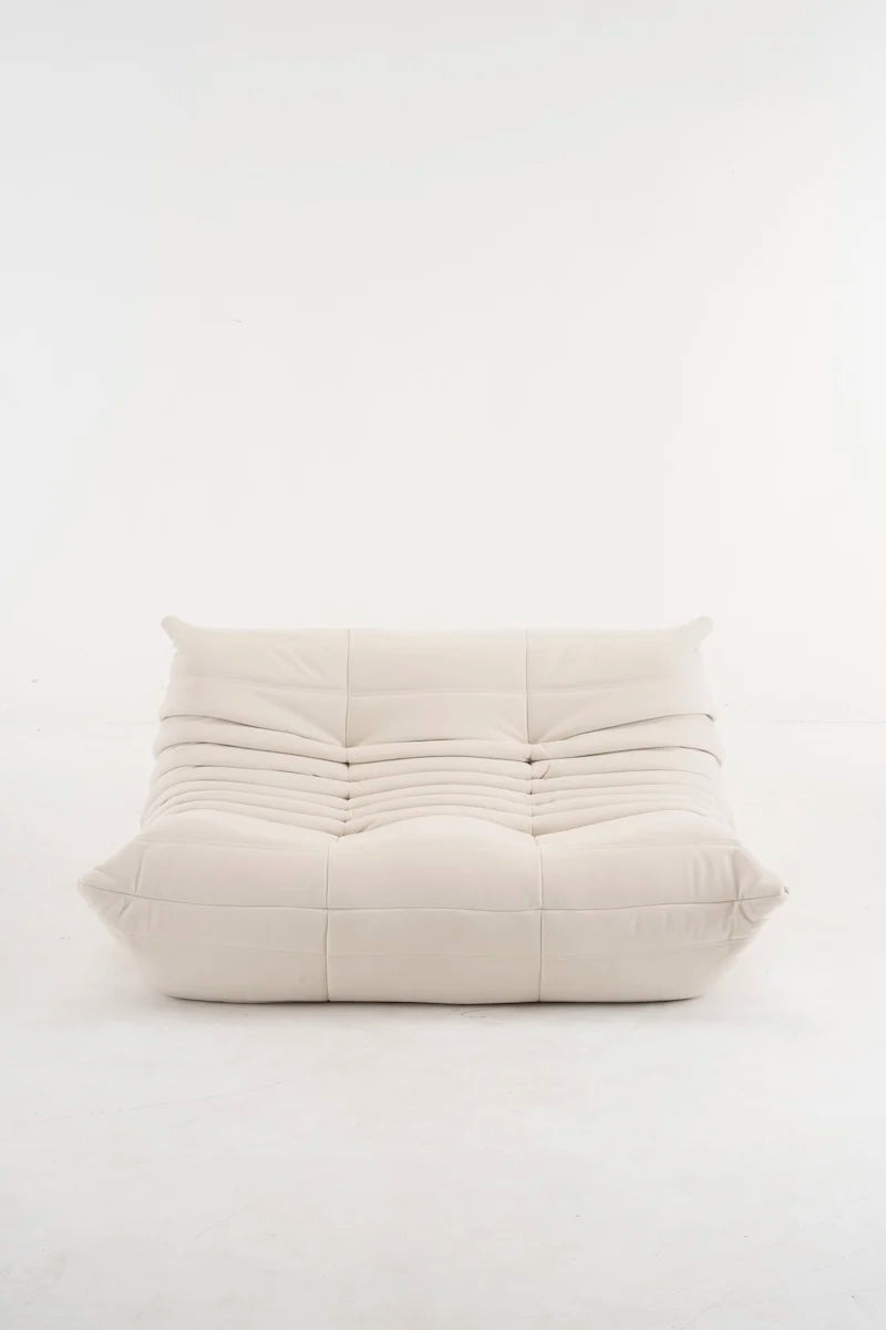 Caterpillar Togo Single Sofa – Tatami-Style Leisure Chair for Living Room or Bedroom, Reading & Relaxing Seat