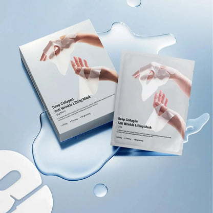 Deep Collagen Anti-Wrinkle Lifting Mask – Overnight Face Mask for Firming & Moisturizing (5 Pack)