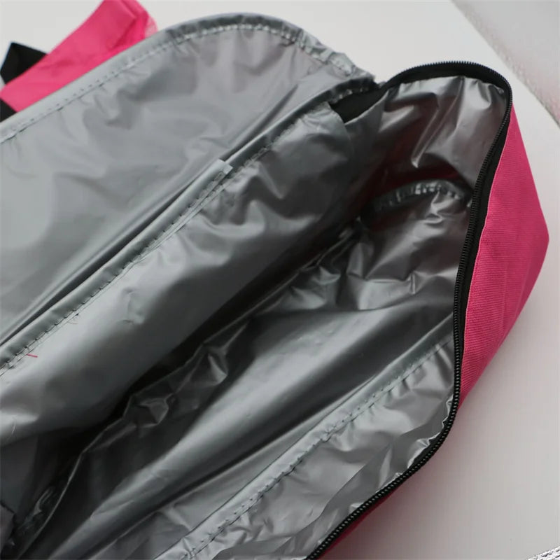 Women’s Waterproof Picnic & Beach Tote Bag – Double Layer Transparent Mesh Insulated Shopping Bag