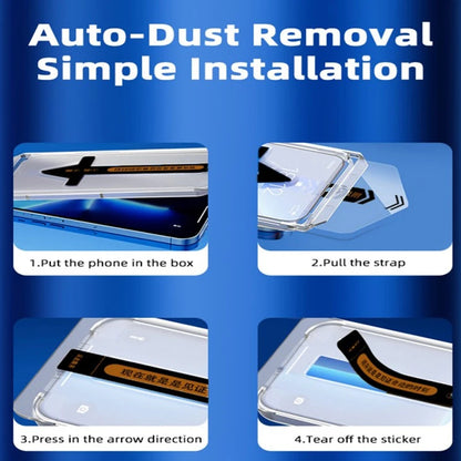 Premium Tempered Glass Screen Protector for iPhone 16 & 15 Pro Max – Easy Install, Dust-Free for iPhone 16 Plus