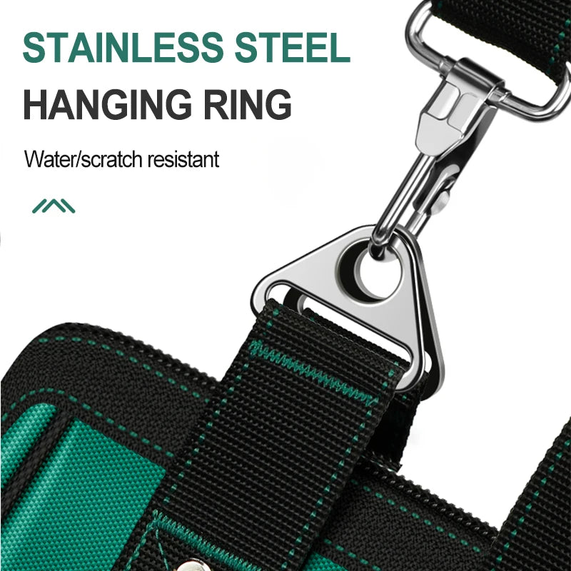 23-inch Large Capacity Waterproof Tool Bag – Thickened 1680D Oxford Electrician Storage