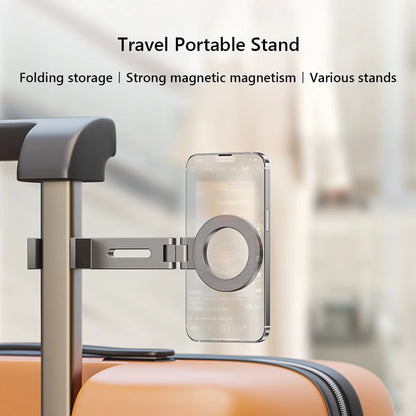 Universal Magnetic Phone Holder - Flexible Rotation, Hands-Free Airplane Phone Mount for iPhone 15 Pro Max Series, Travel Essentials