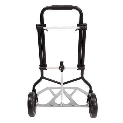 Folding Hand Truck & Dolly — Adjustable Height Aluminum Portable Cart with Anti-Slip Wheels, 264lb Capacity