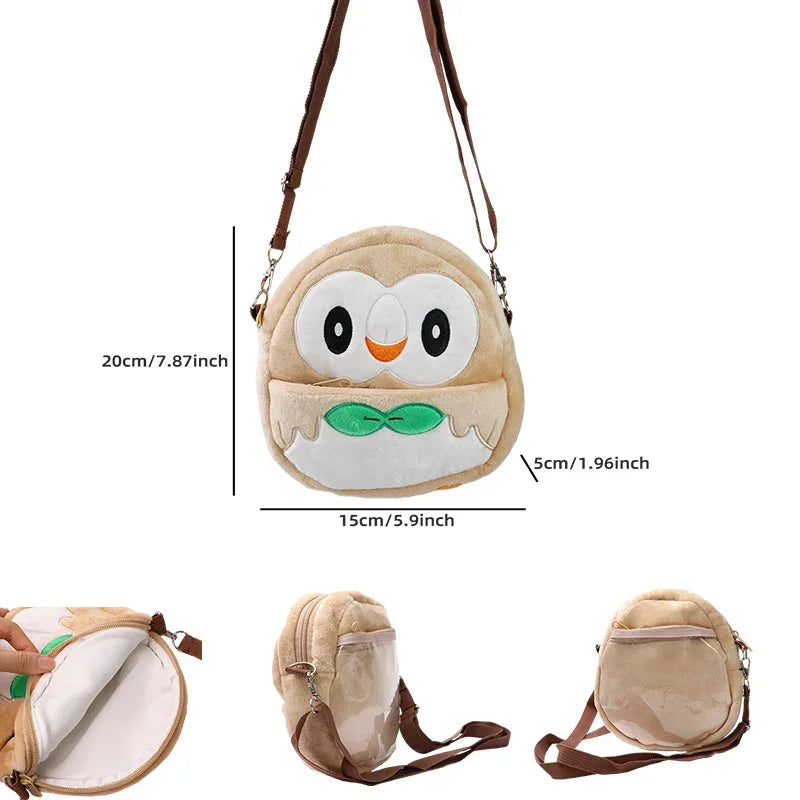 Gengar Mimikyu Snorlax Rowlet Lucario Charmander Plush Backpack — Poké ...
