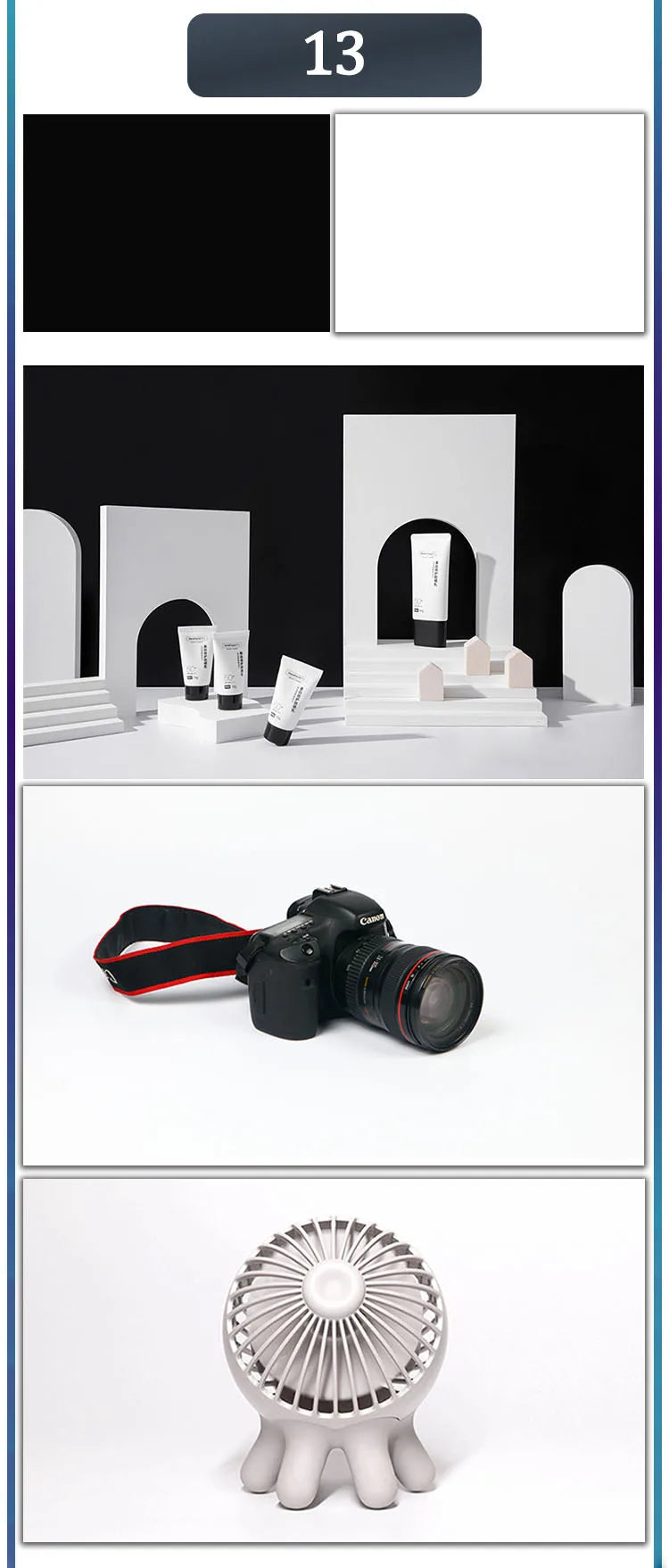 Photography Backdrops 57x87cm – Double-Sided Solid Color Photo Background for Studio, Newborn & Product Photography