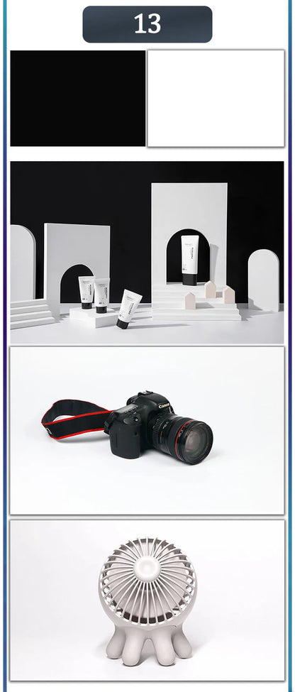 Photography Backdrops 57x87cm – Double-Sided Solid Color Photo Background for Studio, Newborn & Product Photography