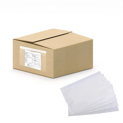 10PCS Clear Self-Adhesive Packing List Envelopes - Plastic Shipping/Mailing Pouches for Packing Slips and Invoice Labels