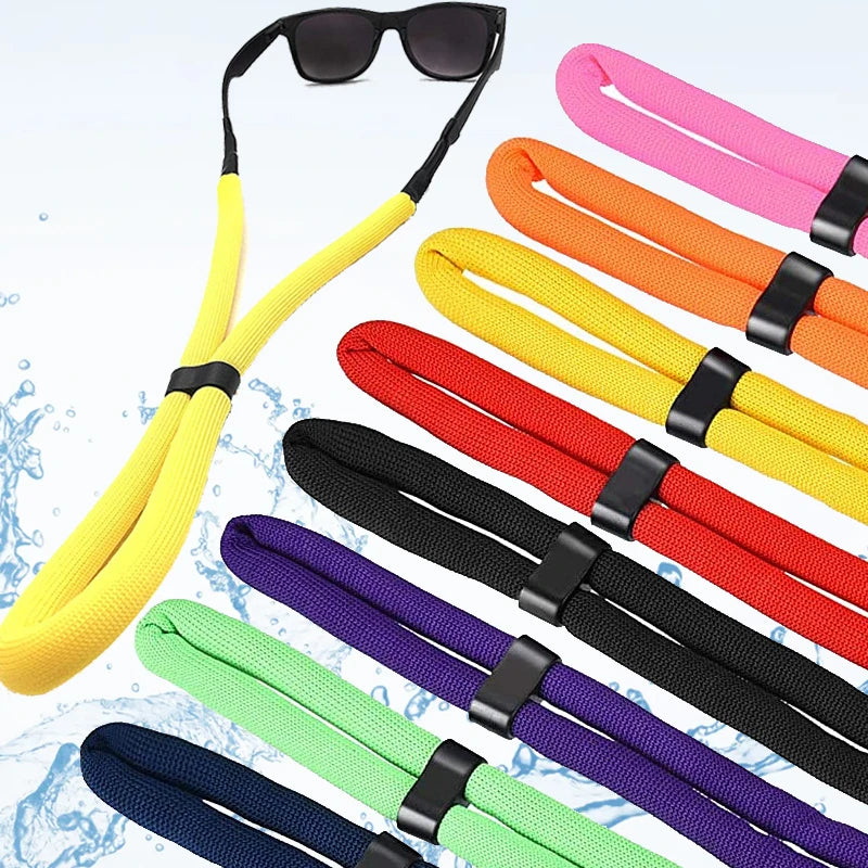 Floating Sunglasses Chain: Unisex Water Sports Anti-Slip Glasses Cord Holder - Secure Eyewear Straps for Goggles & Reading Glasses