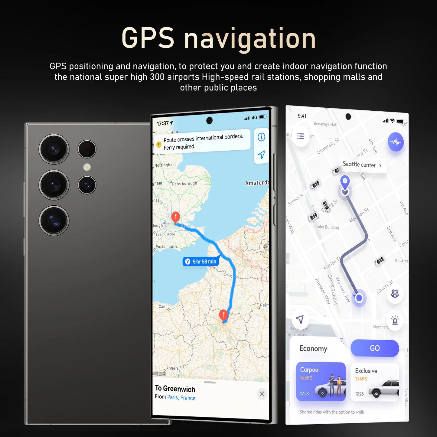 S25 Pro Android Smartphone – 6.8" Display, 8GB RAM + 256GB ROM, Dual SIM, 24MP+48MP Camera, 6000mAh Battery, Google Play Support