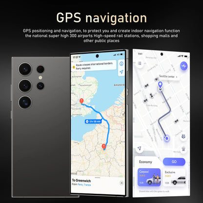 S25 Pro Android Smartphone – 6.8" Display, 8GB RAM + 256GB ROM, Dual SIM, 24MP+48MP Camera, 6000mAh Battery, Google Play Support