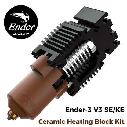 Creality Ender-3 V3 SE/KE Ceramic Heating Block Kit – 60W 0.4mm Quick-Swap Nozzle for 3D Printers