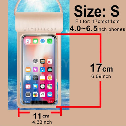 IPX8 Universal Waterproof Phone Pouch – Dry Bag Case for iPhone 16/17 Pro Max, Xiaomi, Samsung