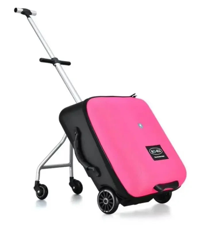 Formsio Kids Scooter Suitcase – Ride-On Rolling Carry-On Luggage Box for Babies, Sit & Go Trolley Travel Bag