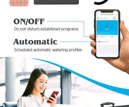 Tuya WiFi Solar Smart Drip Irrigation System — Remote Control Watering Kit for Garden & Balcony Plants