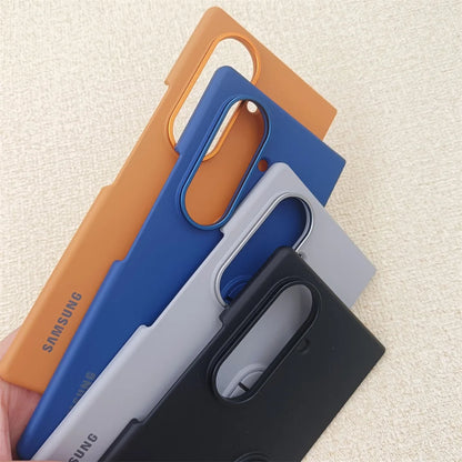 Samsung Galaxy Z Fold 7 5G Sensory Standing Phone Case — Foldable Bracket Hard PC Anti-Fall Shockproof Cover