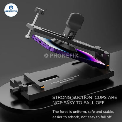 iFixes iCF6 Mobile Phone Screen Opening Fixture — Portable Adjustable LCD Clamp with Strong Suction Cup