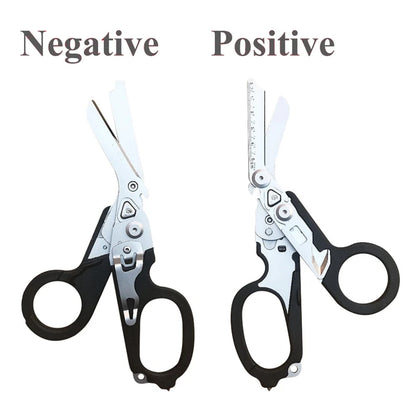 XIAOTREE Multifunction Tactical Scissors – Folding First Aid & Outdoor Survival Tool for Raptors