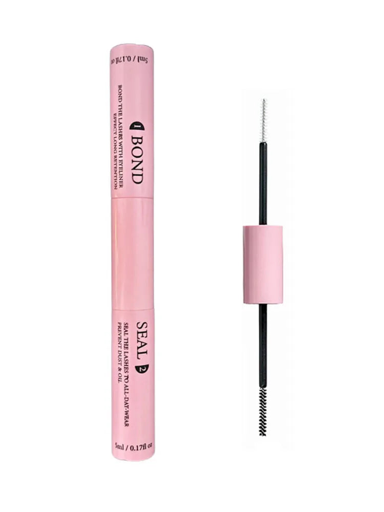 Lash Bond and Seal Kit – 10ml Strong Hold Individual Lash Glue, 5ml Remover, and Tweezers for Extensions