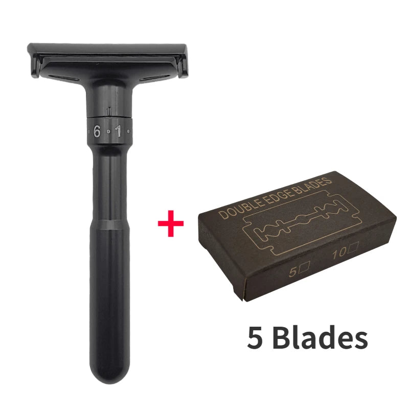 New Adjustable Safety Razor for Men – Folding Shaving Razor with Doubl ...