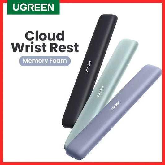 UGREEN Wrist Rest - Memory Foam Keyboard Pad, Palm Rest for Mechanical Keyboards, PC, Soft Pad for Hand and Wrist Support