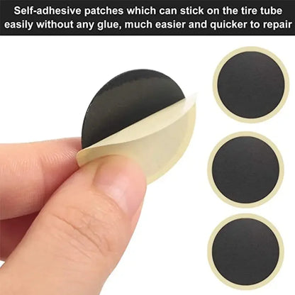30/20/10PCS Bicycle Glue-Free Tire Patches – Quick Drying Adhesive Repair Tool for Tyre Protection, Bike Accessories