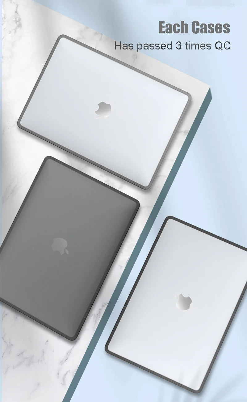 MacBook Air 15 inch M2 & 13-inch M1 Case – Laptop Cover for 2023 MacBook Air, Pro 13/14/16, Funda Coque