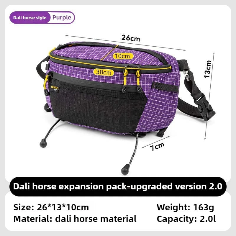 HIKEMAN Waterproof Outdoor Hiking Chest Bag – Large Capacity Crossbody Pack for Cycling, Camping & Travel