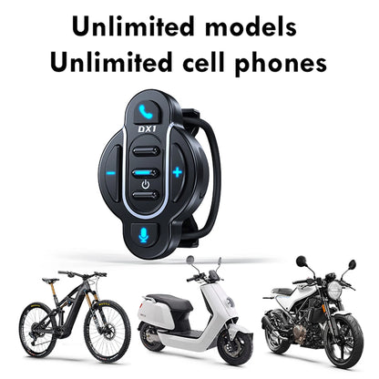 Universal Smart Bluetooth 5.4 Remote Control - Waterproof Wireless Media Controller for Motorcycle Helmet & Bike Handlebar