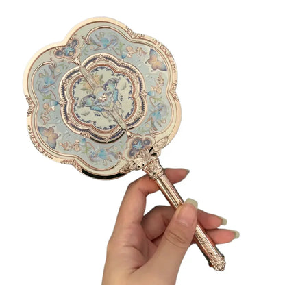 Flower Knows Butterfly Cloud Collar Makeup Mirror – Compact Handheld Mirror